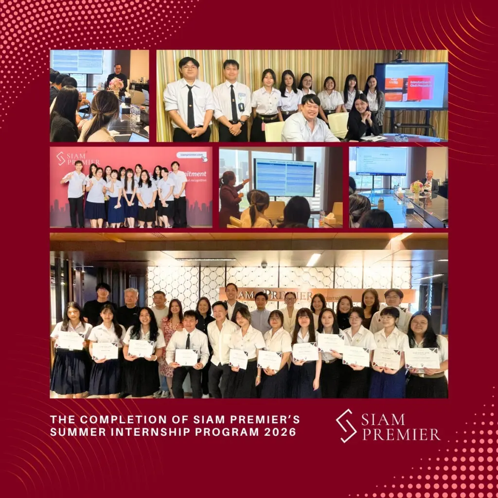 Siam Premier LinkedIn Post summer internship 2026 completion (2)